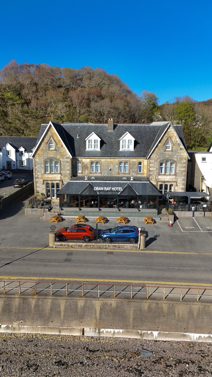 Oban Bay Hotel aerial