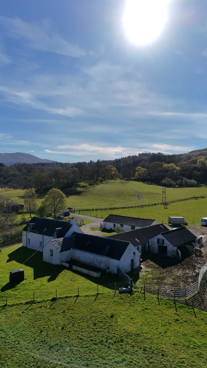 Rural croft and farmland