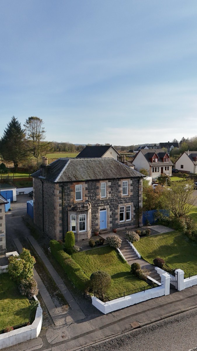 Stone house with garden